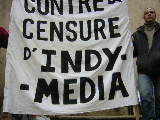 Action de solidarité avec Indymedia,
  jeudi 04 novembre 04 à Dijon