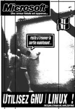 une affiche de print contre microsoft